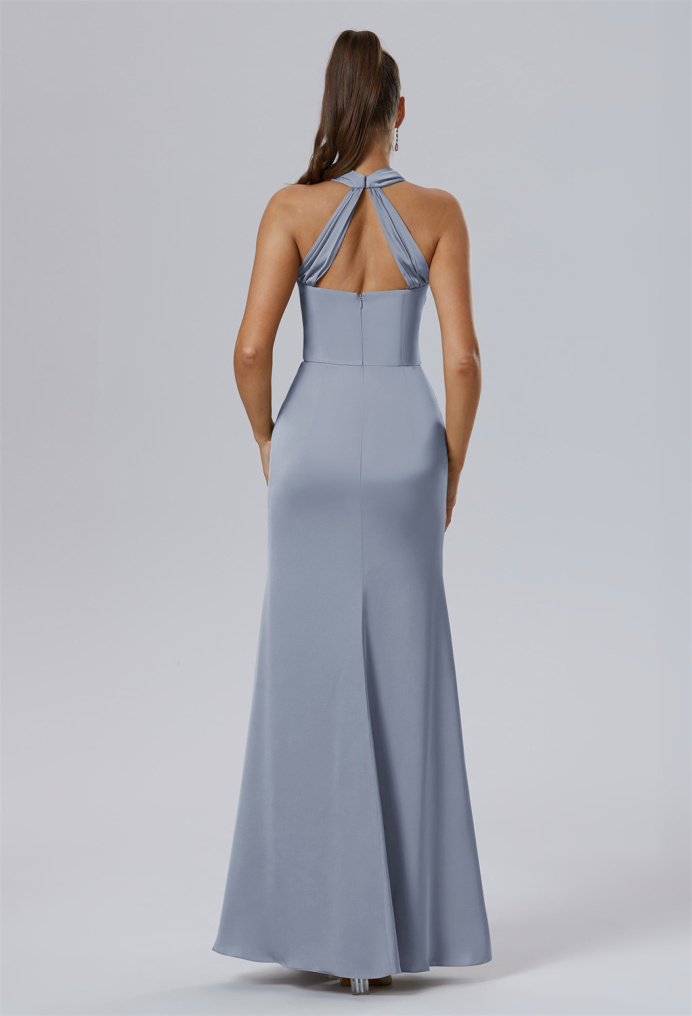 AW Maharaol Dusty Blue  Bridesmaid Dresses